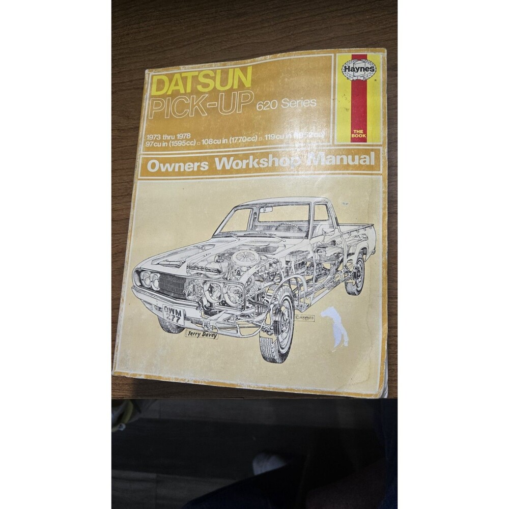 Haynes Datsun Pick Up 620 Series Owners Workshop Manual 1973 Thru 1979 USED